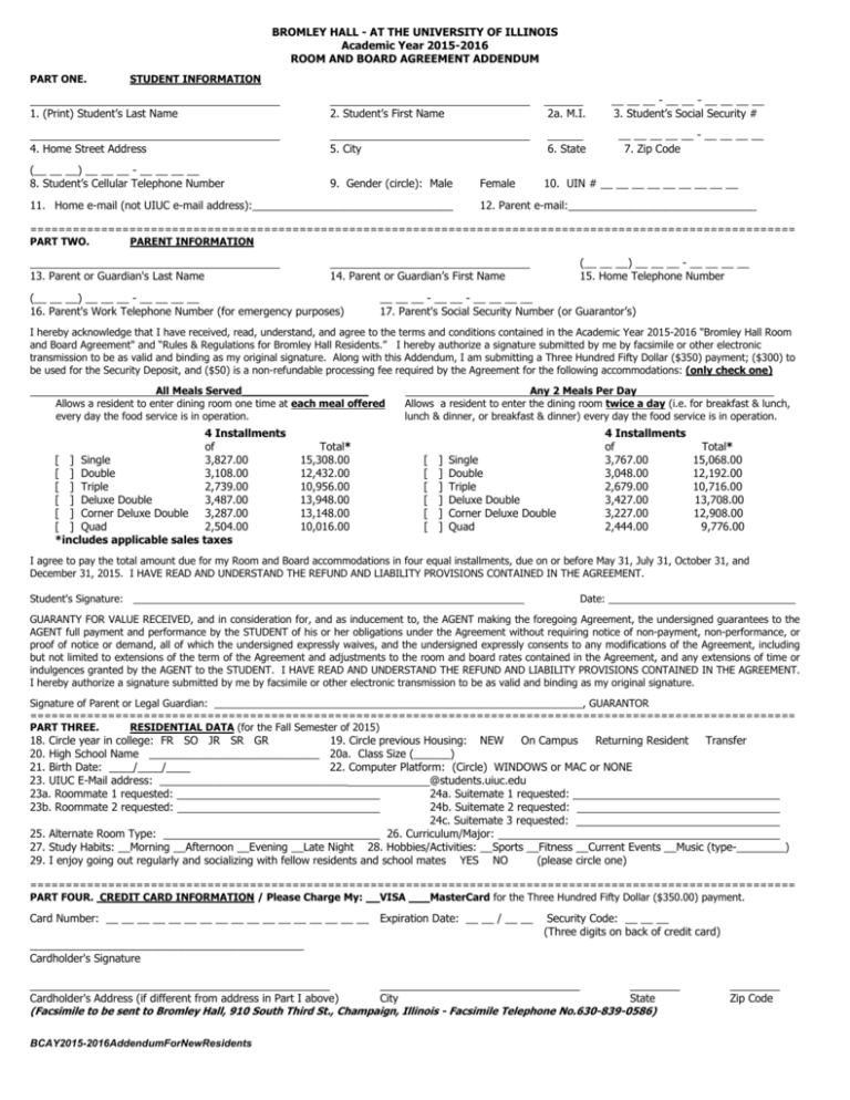 Room And Board Agreement Template For Parents Ssi