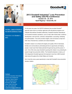 2013 Goodwill Industries Loss Prevention and Safety (GILPS