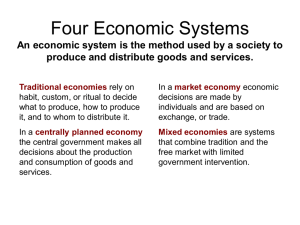 Four Economic Systems