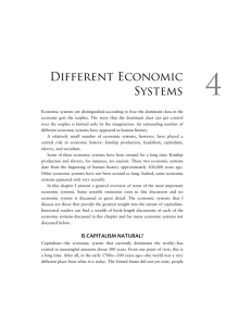 Different Economic Systems