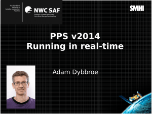 PPS v2014 Running in real-time