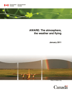 AWARE: The atmosphere, the weather and flying