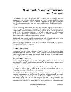 chapter 5: flight instruments and systems