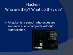 Hackers (Presentation)