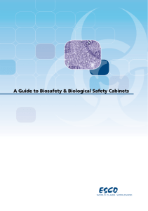 A Guide to Biosafety & Biological Safety Cabinets