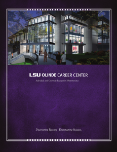 LSU Olinde Career Center - How To LSU