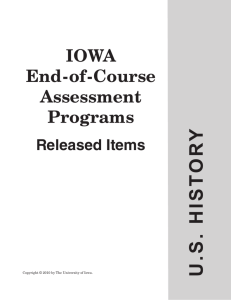 Released Items - Iowa Testing Programs