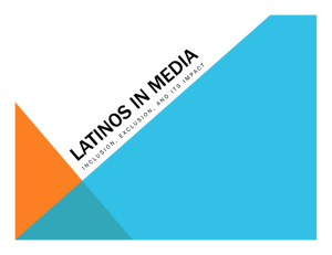 Latino Representation in Media