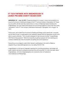 ITT TECH PARTNERS WITH IMAGINEDESIGN TO LAUNCH PRO