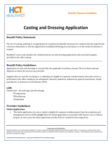 Casting and Dressing Application