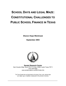 school days and legal maze: constitutional