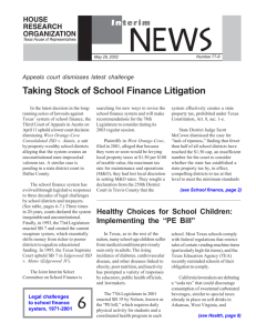 Taking Stock of School Finance Litigation