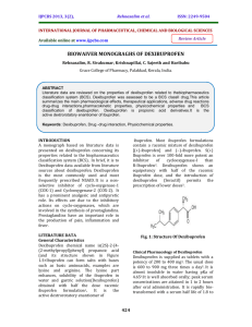 biowaiver monograghs of dexibuprofen