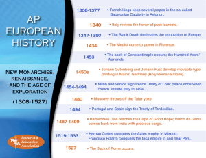 AP EuroPEAn HISTorY