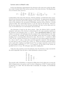 Lecture notes on Hund's rules In the non-relativistic