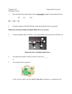 Chemistry 222 Oregon State University Worksheet 4 Notes 1. Place