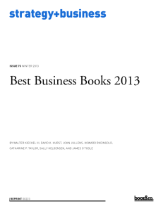 Best Business Books 2013