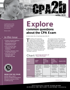 common questions about the CPA Exam