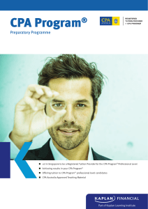 CPA Program® - Kaplan Singapore