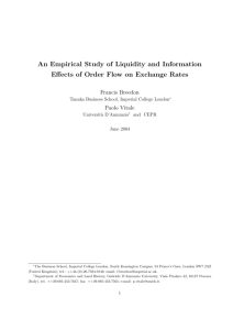 An Empirical Study of Liquidity and Information Effects of Order Flow