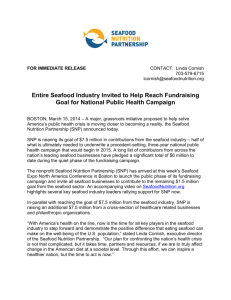 SNP Press Release - Seafood Nutrition Partnership