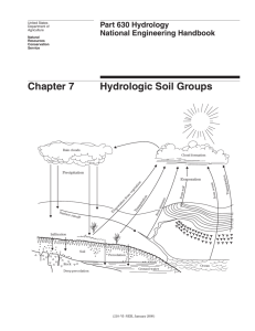 Chapter 7 Hydrologic Soil Groups - NRCS