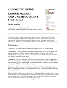 a “how-to” guide: labour market and unemployment statistics