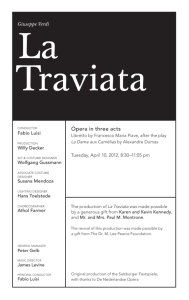 La Traviata - Metropolitan Opera