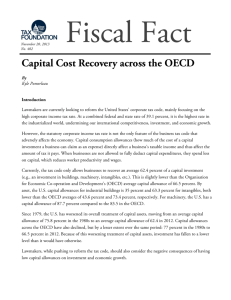 Capital Cost Recovery across the OECD
