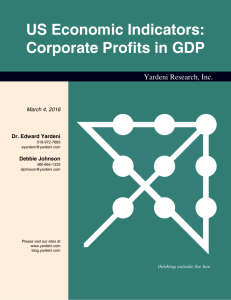 US Economic Indicators: Corporate Profits in GDP