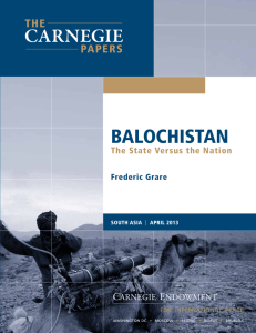 Balochistan: The State Versus the Nation