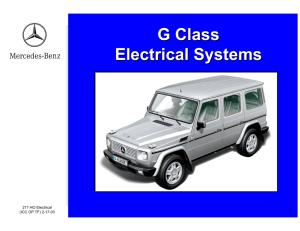 G Class Electrical Systems