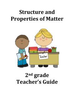Structure & Properties of Matter