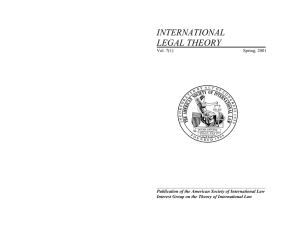 International Legal Theory Vol. VII n. 1