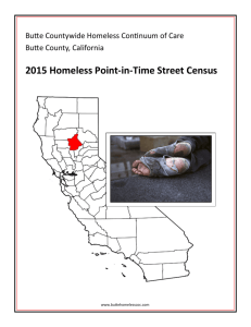 2015 Homeless Point-in-Time Street Census