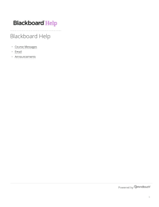 Blackboard Help