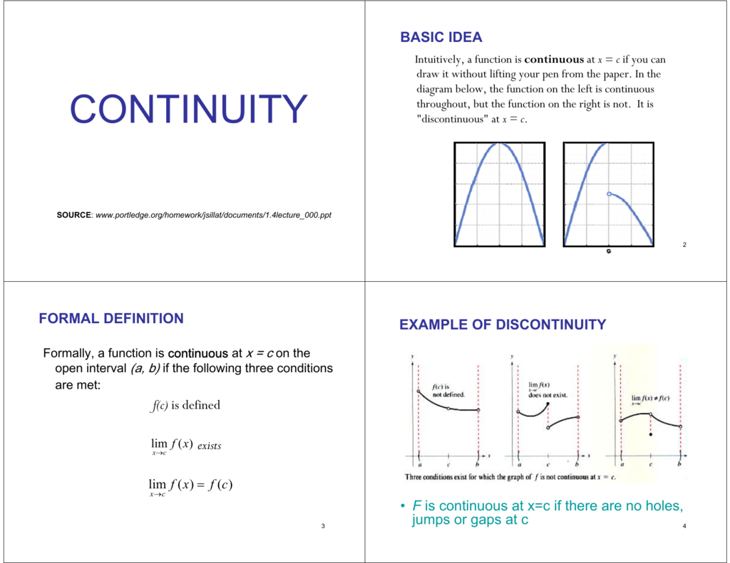 continuity