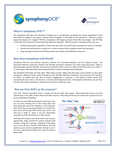 What is Symphony OCR