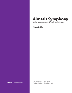 Symphony Userguide