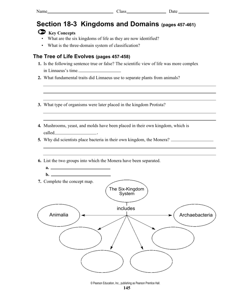 Section 25-25 Kingdoms and Domains (pages 25-25) In Domains And Kingdoms Worksheet