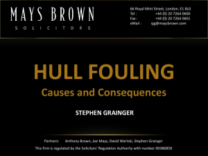 what is hull fouling?