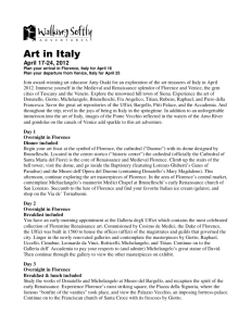 Art in Italy - Walking Softly Adventures