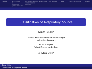 Classification of Respiratory Sounds