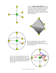 The basic trigonal bipyramidal molecular