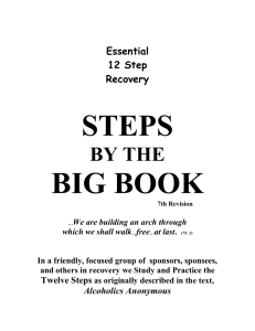 Steps by the Big Book