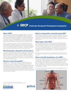 ERCP (Endoscopic Retrograde
