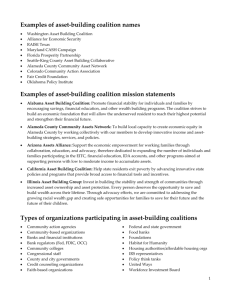 Examples Of Asset-building coalition Names