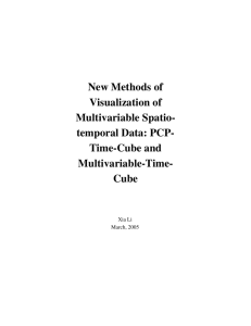 temporal Data: PCP- Time-Cube and Multivariable-Time- Cube