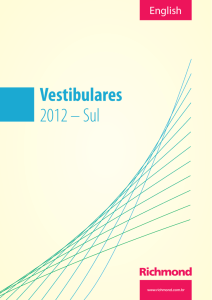 Vestibulares 2012