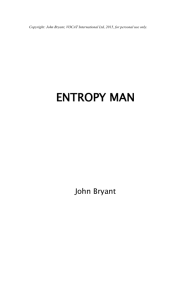 ENTROPY MAN - Vocat International Ltd